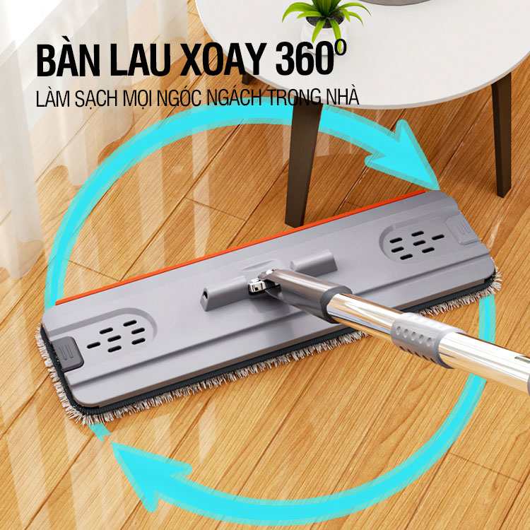 Cây Lau Nhà Thay Thế Cho Bộ Lau Nhà KITIMOP SM33 PRO ( Không Bao Gồm Thùng Vắt)