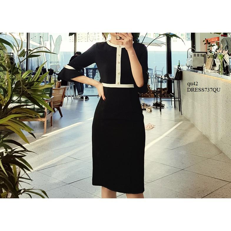 DRESS653 ĐẦM ÔM THIẾT KẾ TAY LỠ