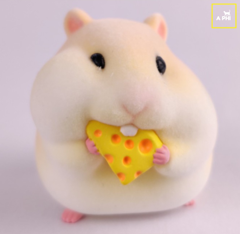 Mô hình chuột Hamster bằng nhựa xinh xắn đáng yêu để bàn trang trí tiểu cảnh