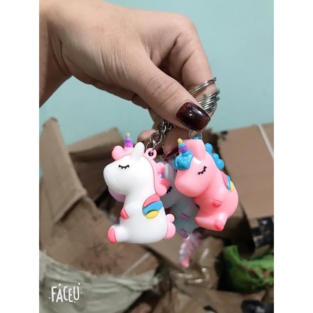Móc Khoá Cute Hình Kì Lân Cầu Vồng