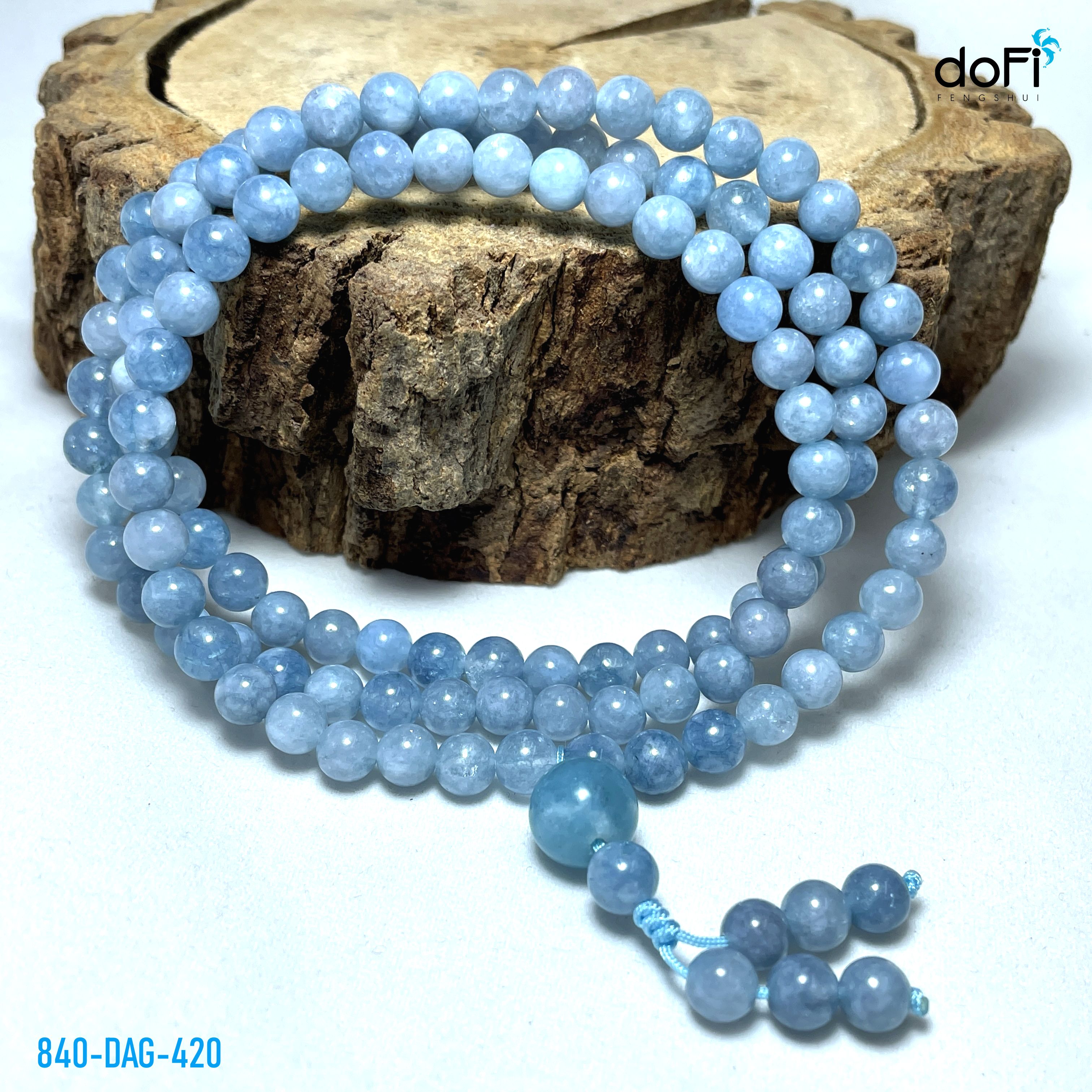 TRÀNG HẠT ĐÁ AQUAMARINE 6LI