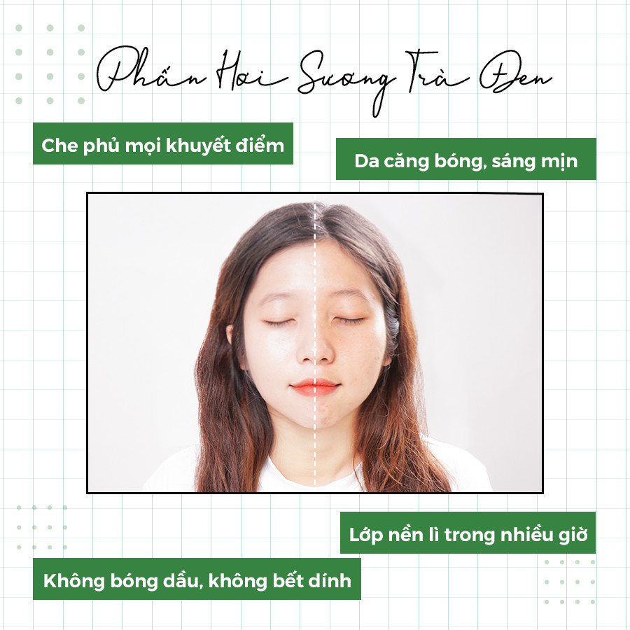 Phấn Hơi Sương SKY Phiên Bản Serum Trà Đen