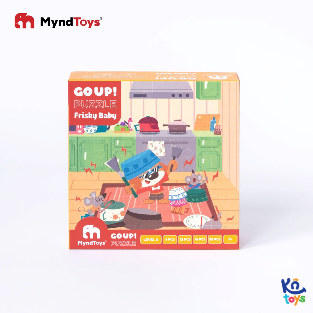 Đồ Chơi Xếp Hình MyndToys - GO UP! Puzzle – Level 2 – Frisky Baby (Cho Bé Từ 2 Tuổi)