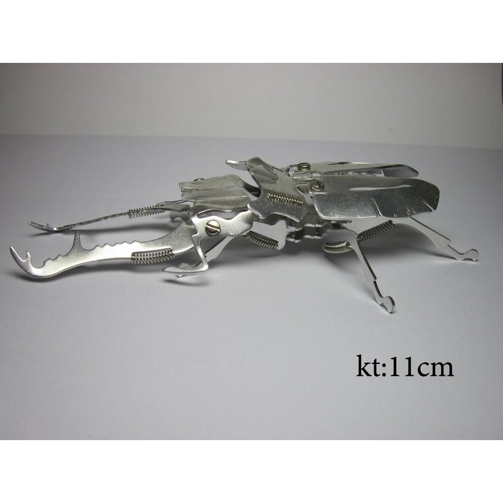 Mô Hình Lắp ghép 3d Kim Loại BỌ CÁNH CỨNG thép uốn vít