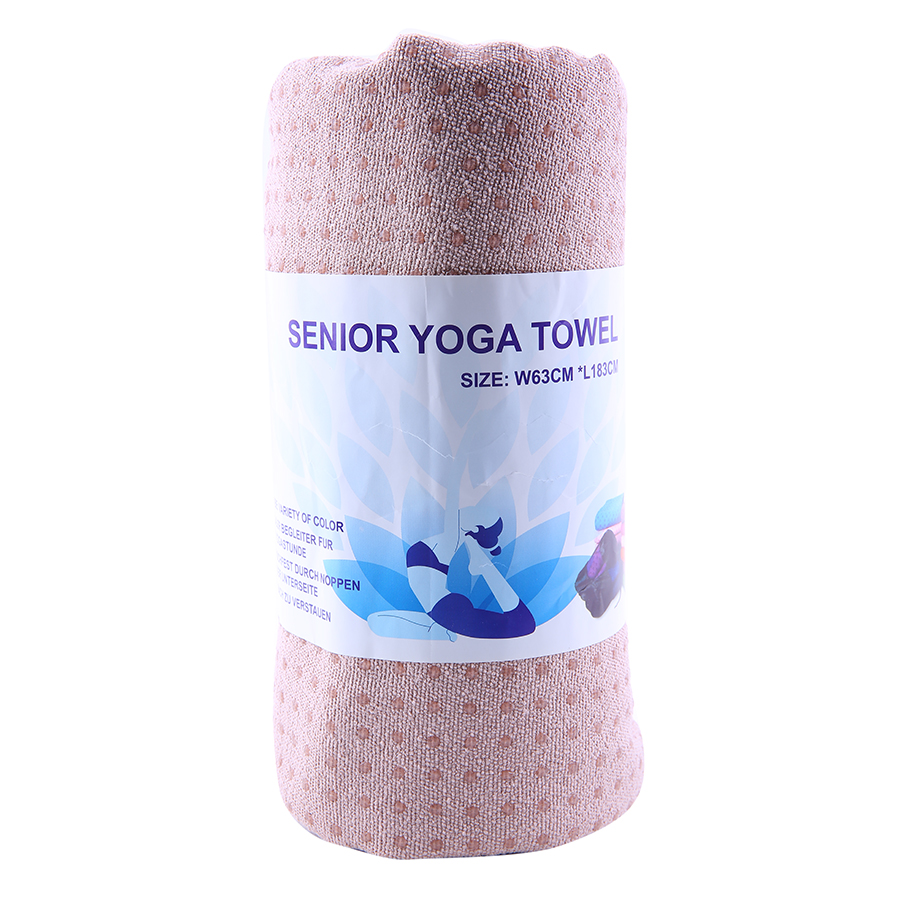 Khăn trải thảm yoga cotton hạt cao su non Senior