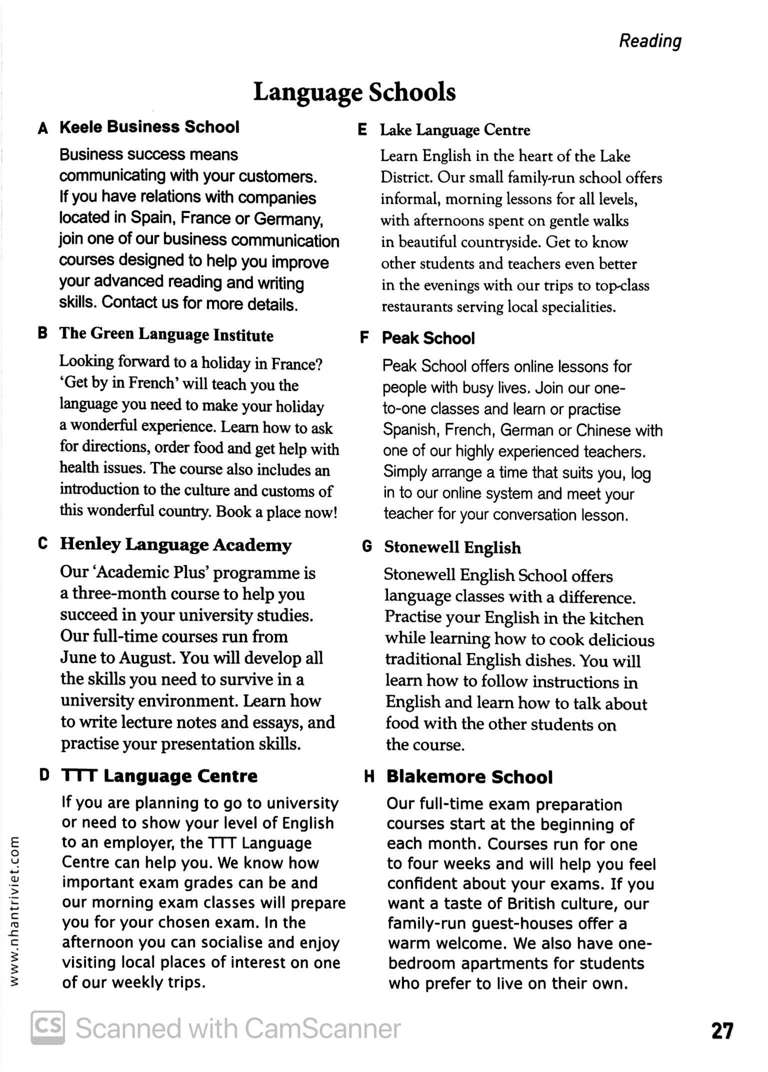 Sách Collins Cambridge EnglishPreliminary - Kèm CD - ảnh 11