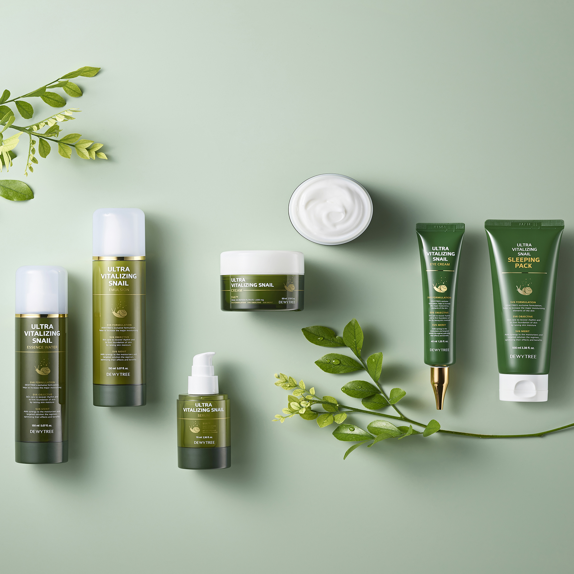 Toner Nước Hoa Hồng Ốc Sên Cấp Ẩm Dưỡng Trắng Chống Nhăn Ngăn Ngừa Lão Hóa Dewytree Ultra Vitalizing Snail Essence Water 150ml
