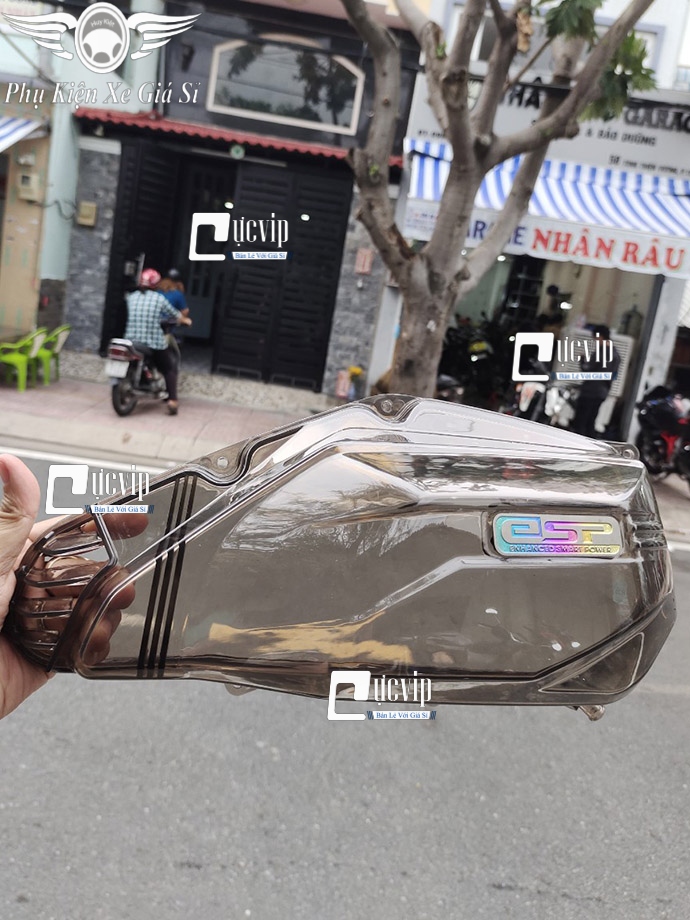 Pô E Trong Suốt Vario 2018 - 2021 (150cc) + Tem ESP Titan MS4876