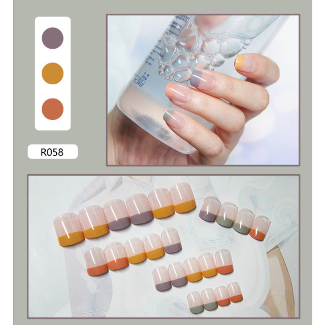 Bộ 24 móng tay giả nail thơi trang như hình