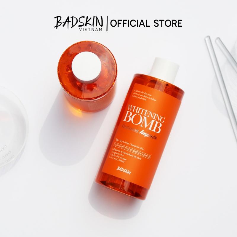 Nước hoa hồng dưỡng trắng da BadSkin Whitening Bomb Radiance Ampoule 400ml