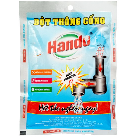 Bột thông cống cực mạnh Hando 100g Nội Địa