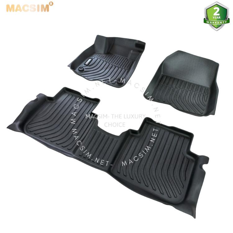 Thảm lót sàn xe ô tô Honda CRV 2023+ Nhãn hiệu Macsim chất liệu nhựa TPE màu đen hàng loại 2