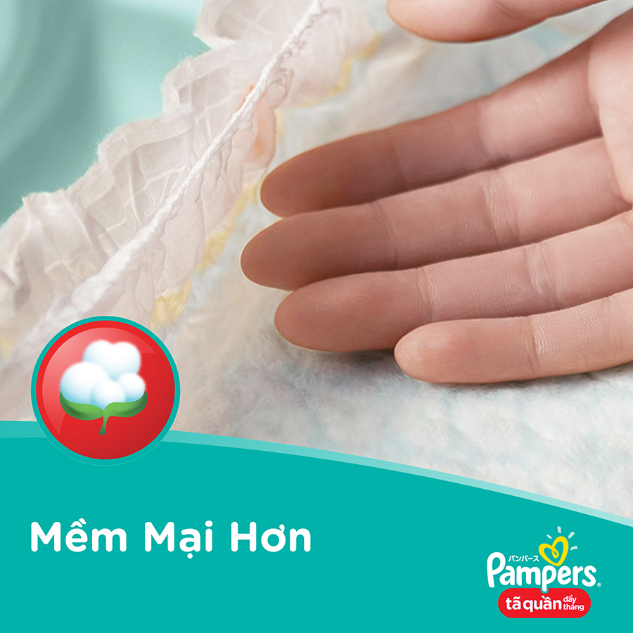 Combo 3 gói tã quần Pampers M60