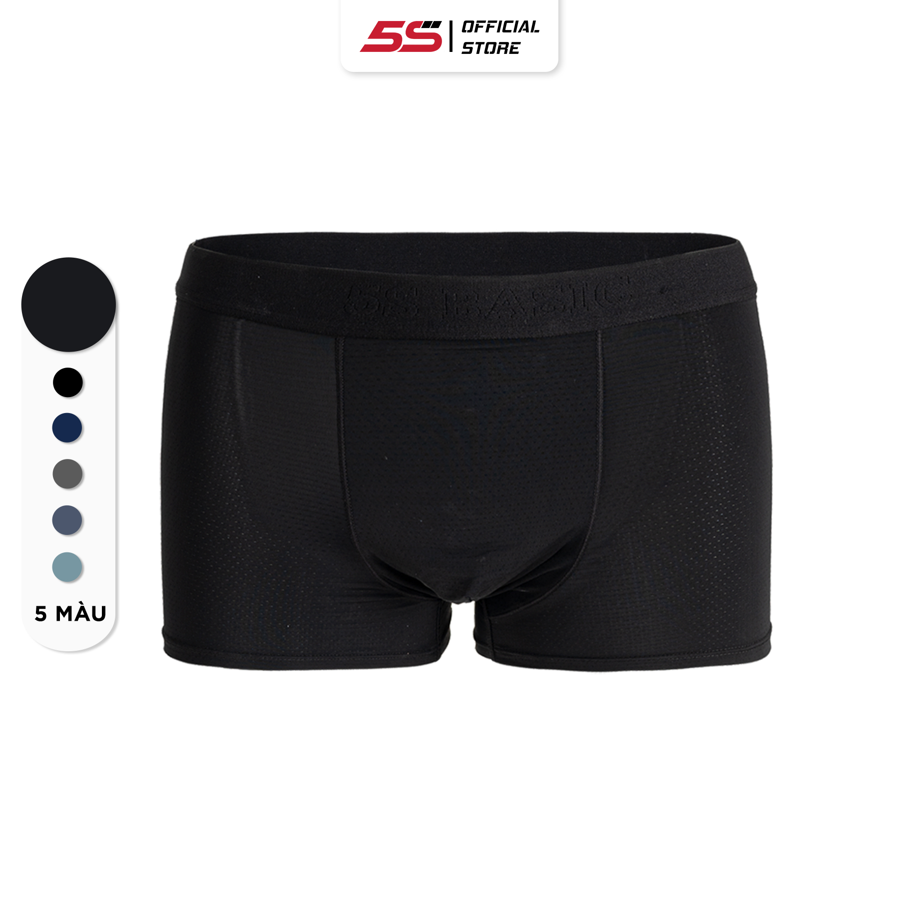 Quần Sịp Đùi Nam 5S FASHION, Vải Coolmax Siêu Mịn, Mềm, Thiết Kế Thông Hơi, Co Giãn Thoải Mái