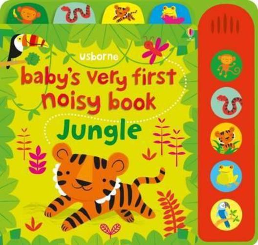 Sách - Baby's Very First Noisy Book Jungle by Fiona Watt (UK edition, paperback)