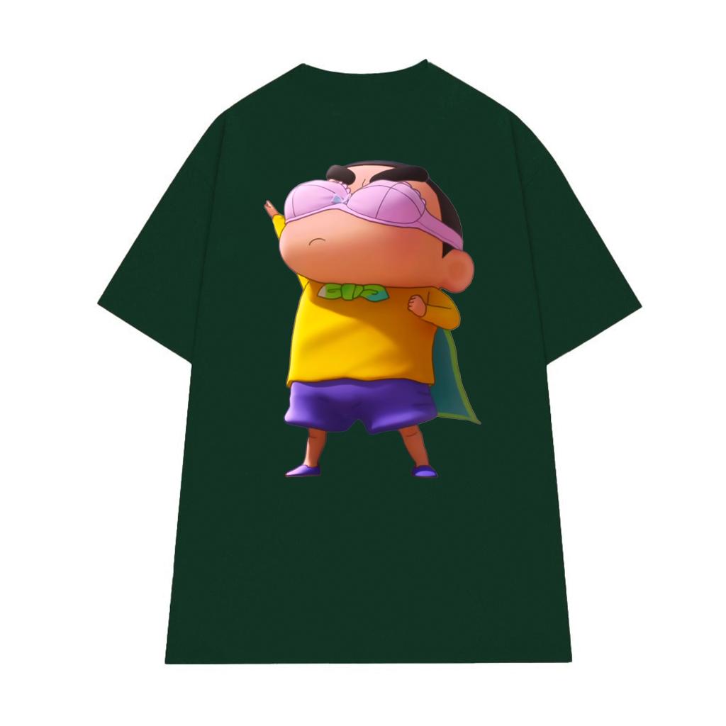 Cao cấp - Áo thun oversize bé Shin Siêu Năng Lực cậu bé bút chì hài hước Shin Chan BND329