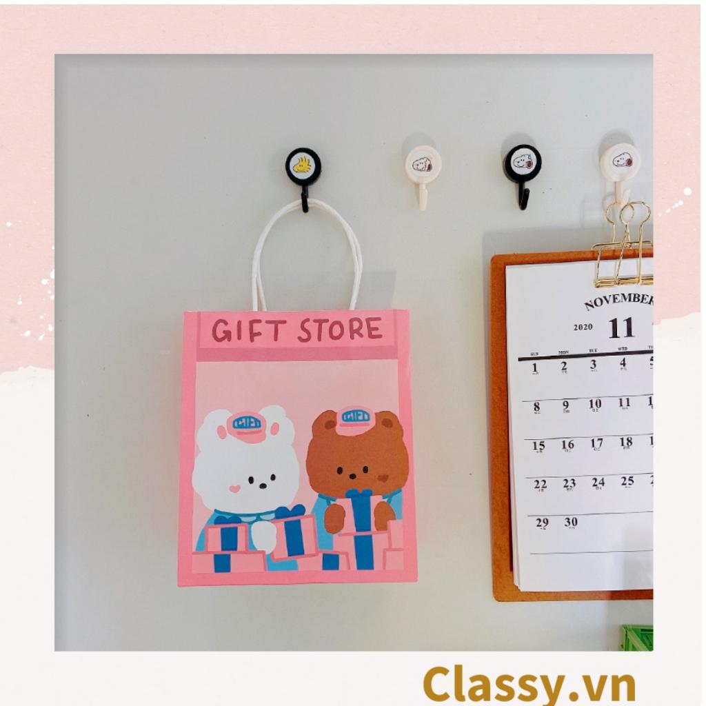 Túi giấy Classy đựng quà kích cỡ 17.5x21x7.5CM họa tiết gấu ngẫu nhiên Q1508