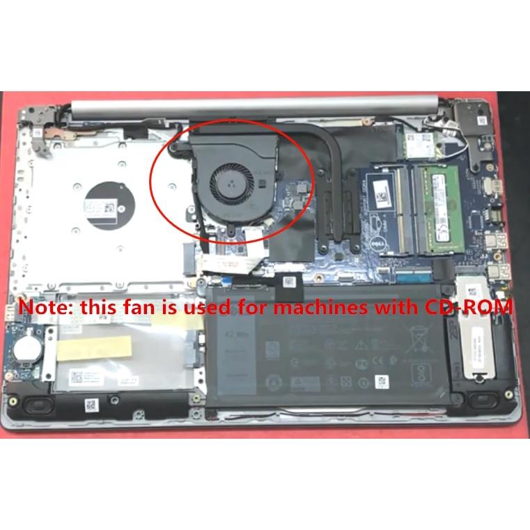 Laptop Cpu Cooling Fan For Dell Latitude 3590 E3590 / Inspiron 15-5570 15-5575 Cpu Cooling Fan P75F CN-0FX0M0