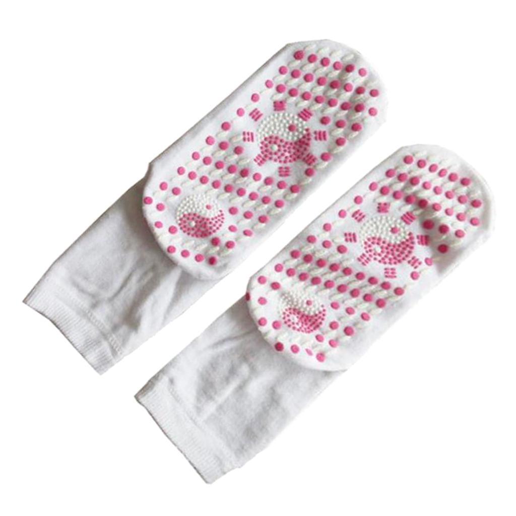 Socks Self Heating Warm Tourmaline Socks White