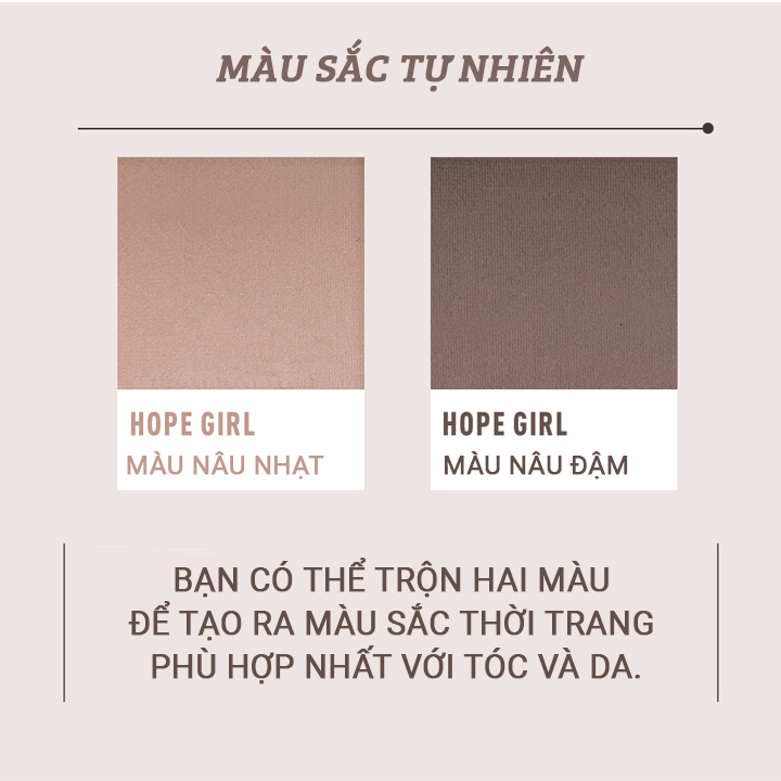 Bộ Kit Kẻ Chân Mày HOPE GIRL NATURAL STYLE EYEBROW KIT