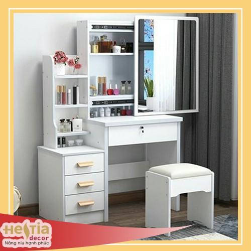 Bàn Trang Điểm Phong Cách Hiện Đại (87x40x130) gỗ MDF phủ Melamine