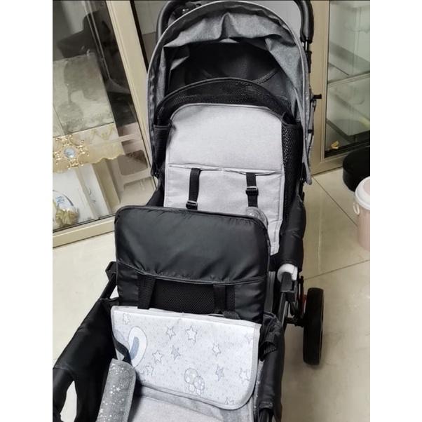 Xe đẩy đôi cho béhàng chính hãng Bluel baby sẵn hàng