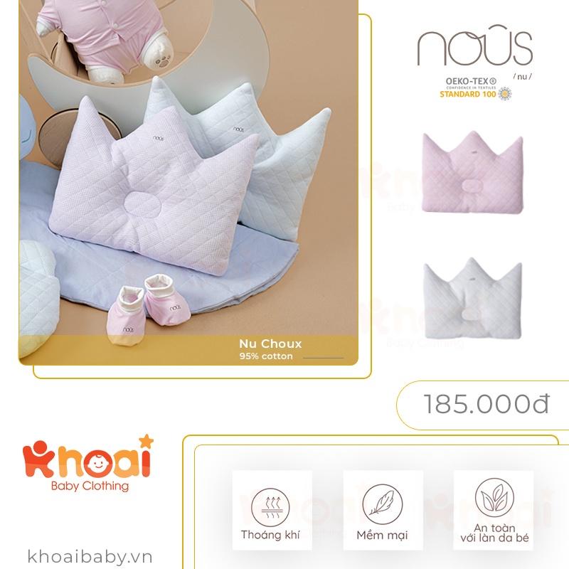 Phụ kiện NOUS - Gối bông hình vương miệng - Chất liệu cotton và bông