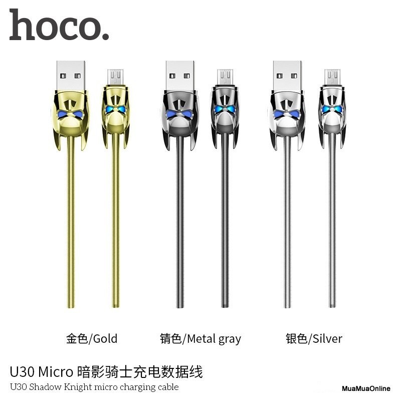 Cáp Micro Shadow Knight Hoco U30 (Hàng chính hãng