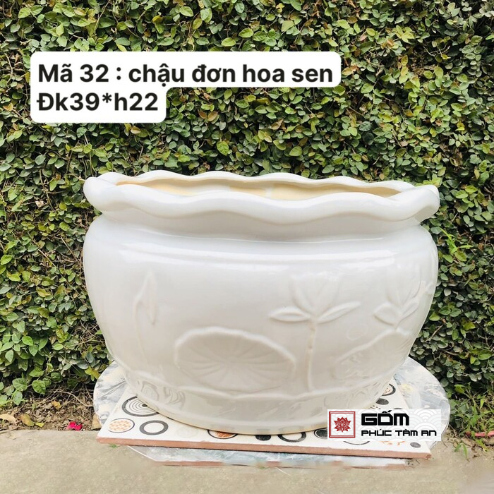 Chậu cây cảnh gốm sứ xưởng sản xuất