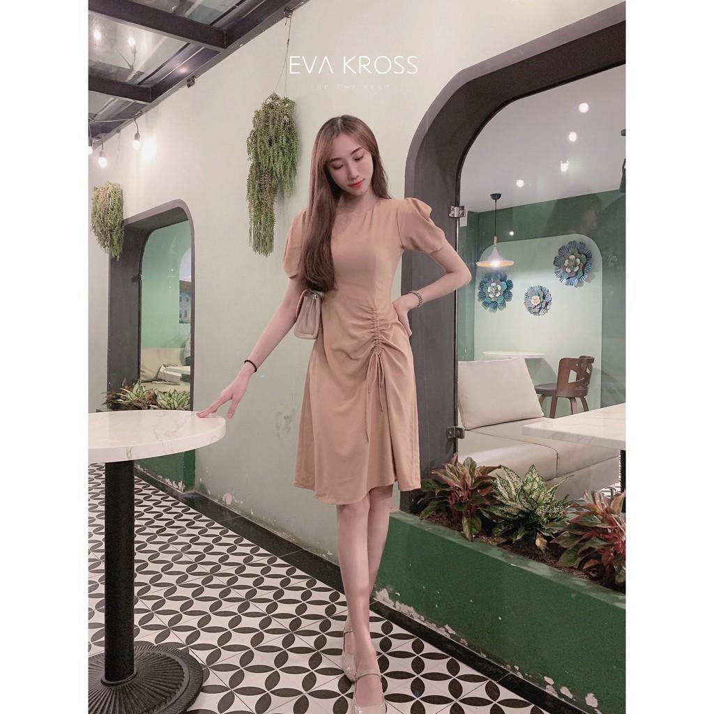 Váy nữ dáng dài, đầm công sở thiết kế rút dây tôn dáng EKS117