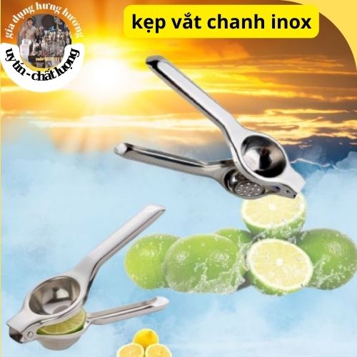 Dụng cụ vắt chanh inox (kẹp vắt chanh)