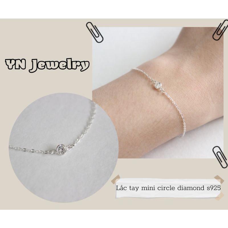 Lắc tay bạc đính đá cao cấp YN JEWELRY