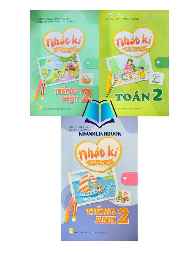 Sách - Combo nhật ký ngày hè vui toán + tiếng việt + tiếng anh 2