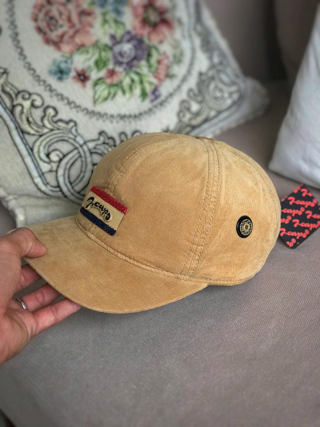 Nón kết, mũ lưỡi trai logo Capo vải Denim trơn form chuẩn siêu đẹp (Ảnh thật)