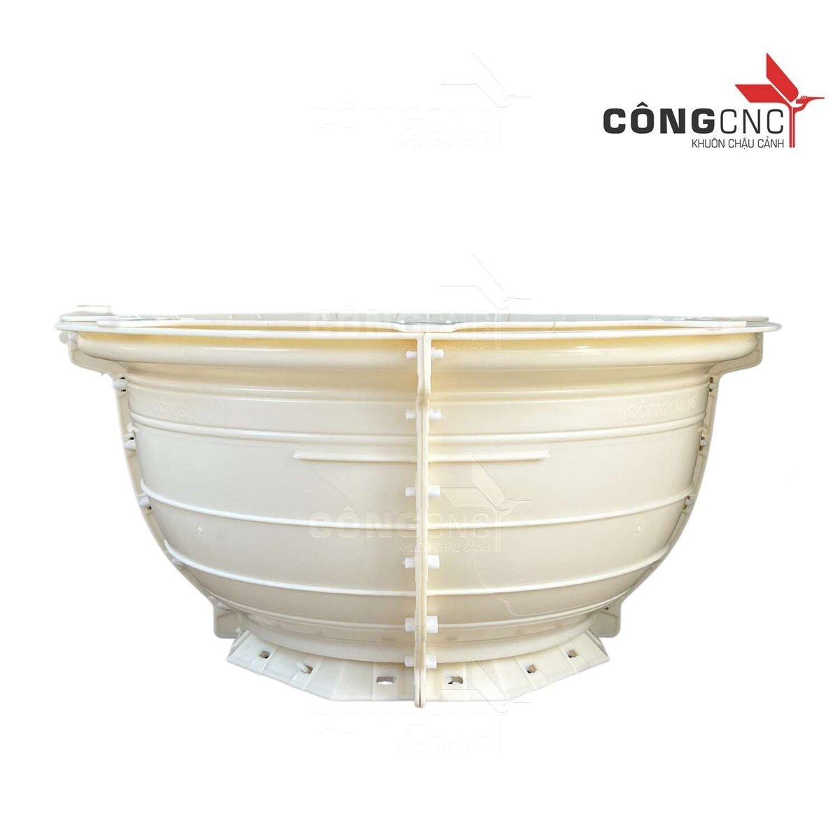Khuôn Đổ Chậu Cảnh ABS, Khuôn Chậu Tròn Trơn 86- Không Chân Đôn