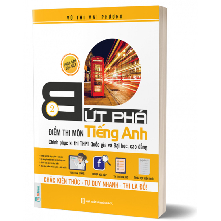 Bứt Phá Điểm Thi Tiếng Anh 2 ( tặng kèm bút Chì siêu sễ thương )