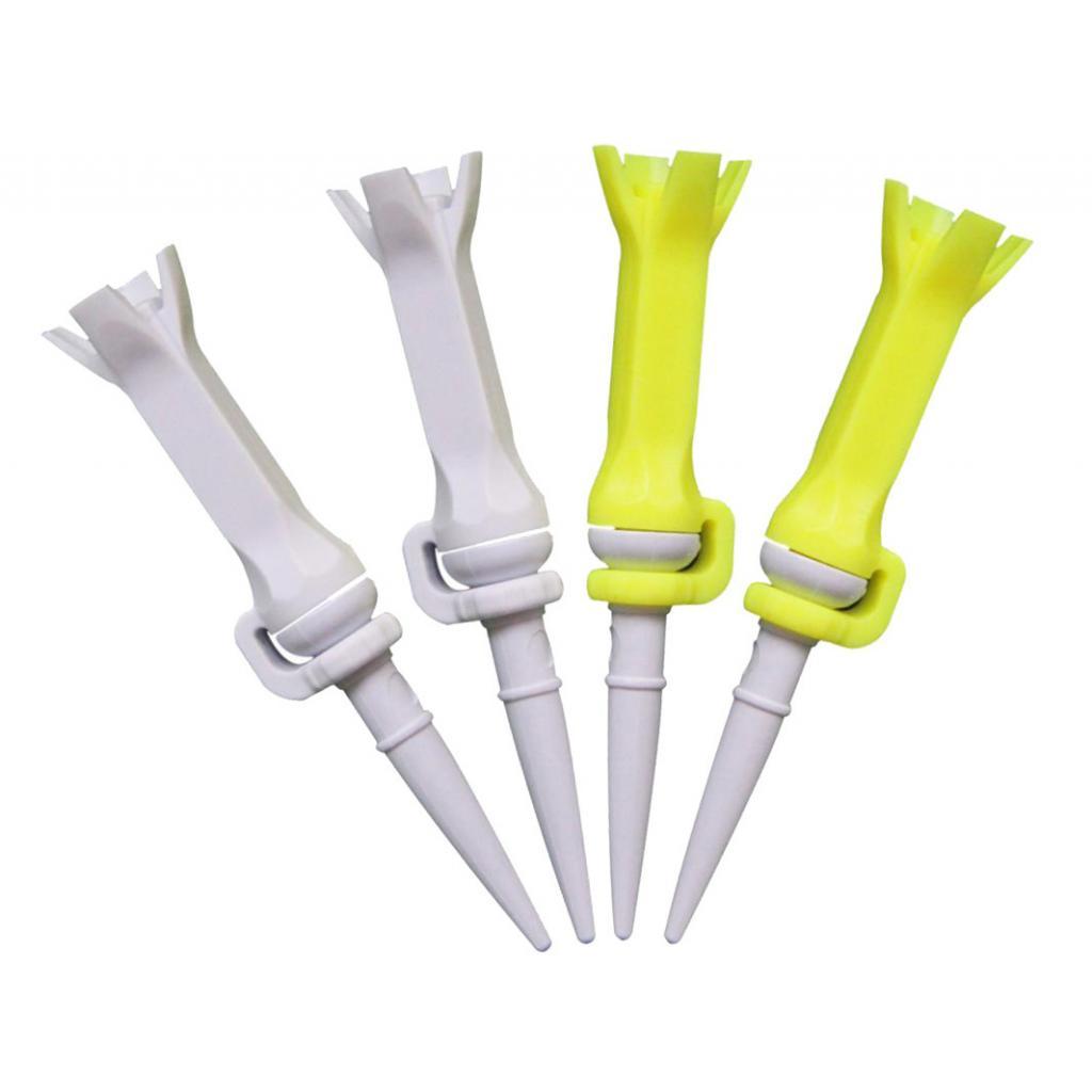 4pcs Golf Guide Claw Tee Unbreakable Golf Rotatable Tees Train Accessory