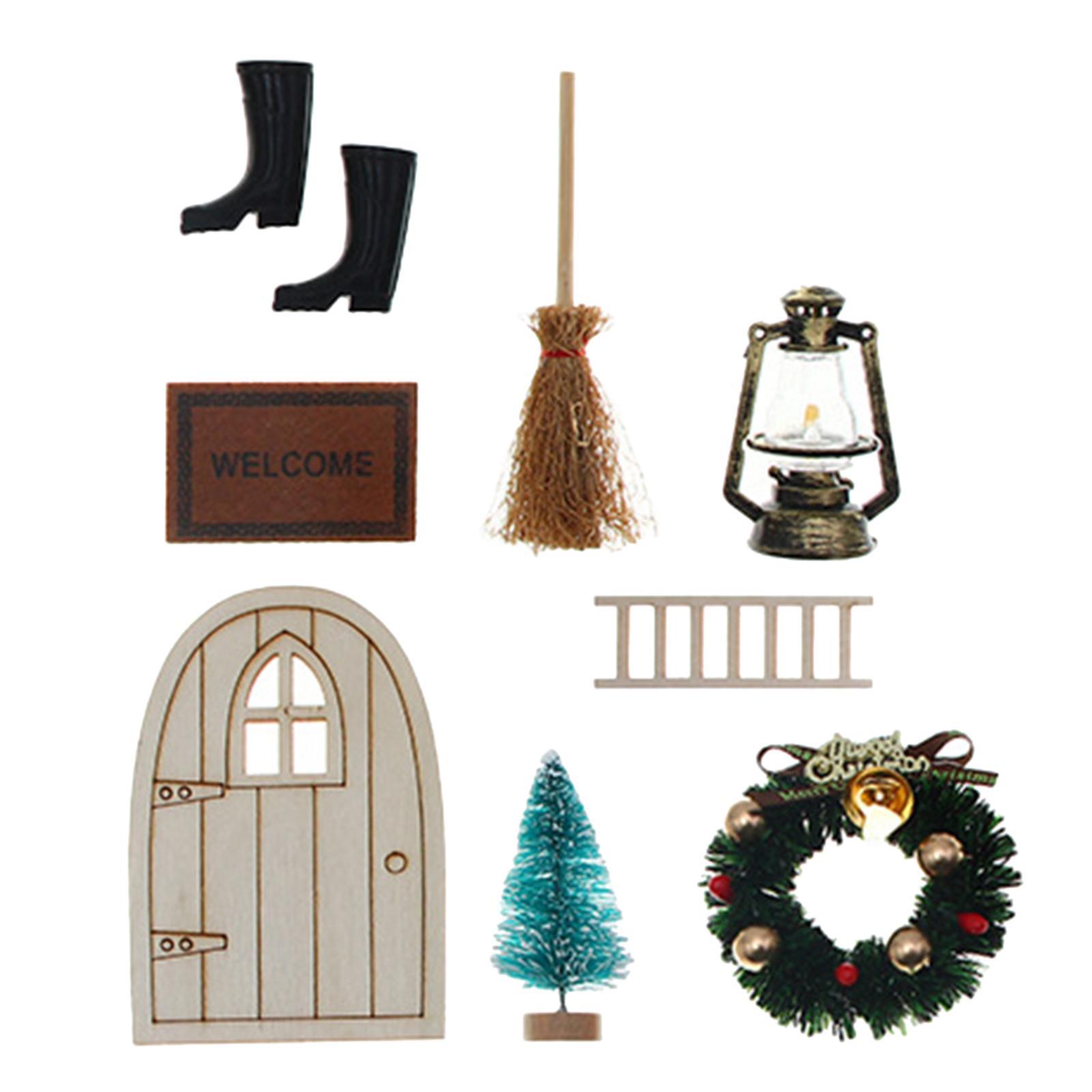 1:6 Christmas Miniature Dollhouse Accessories for Room Decor