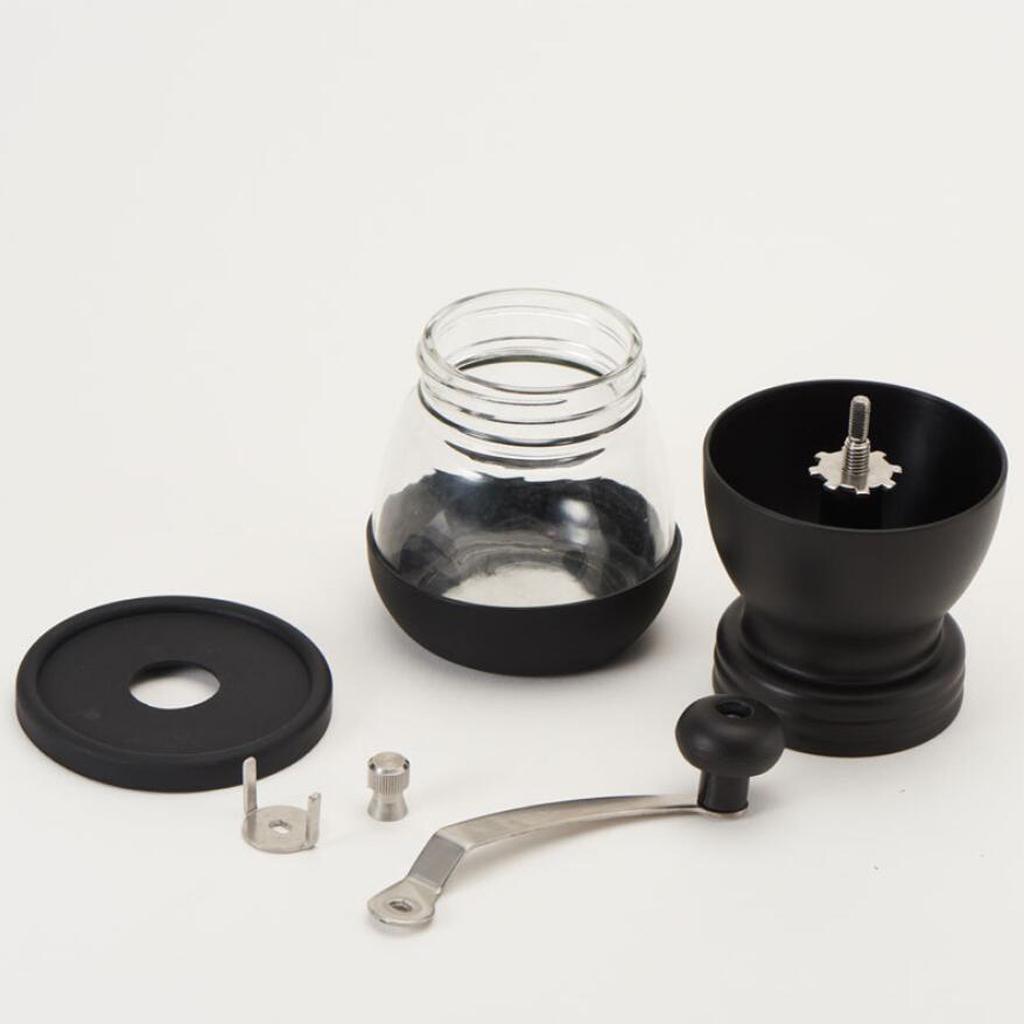 Portable Manual Coffee Grinder with Ceramic Burr Bean Mill Tool Hand Grinder