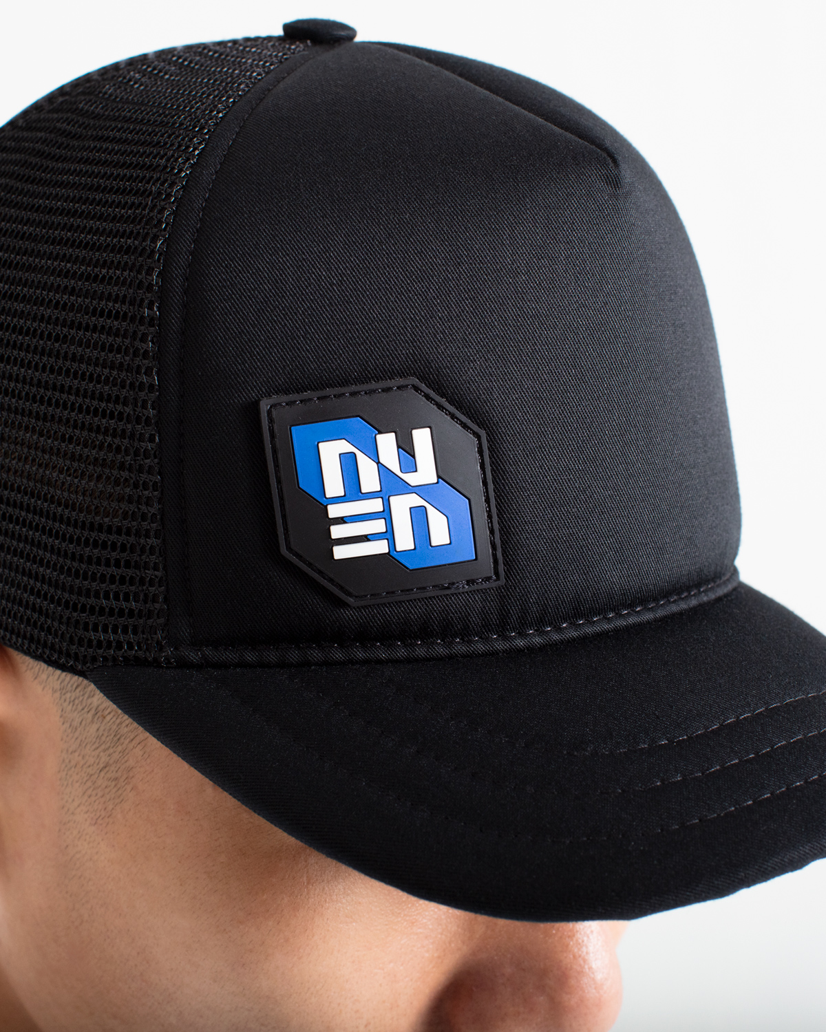 Nón Trucker logo xanh