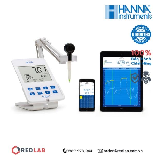 Điện cực đo pH HALO Bluetooth Hanna FC2022/Đo pH bằng điện cực thủy tinh/ Đo pH thực phẩm không dây