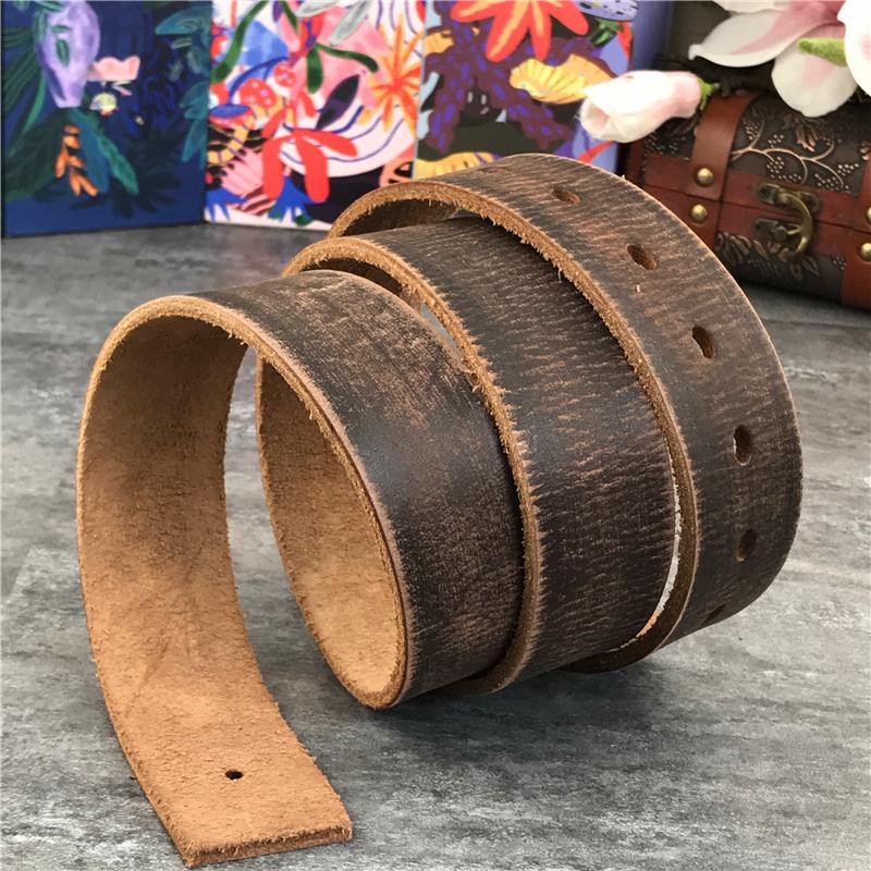 Chất Lượng Hàng Đầu Thắt Lưng Da Mà Không Khóa Thắt Lưng Nam Ceinture Homme Rọ Da Thật Nam Da Thắt Lưng Mà Không Khóa 105-125 Cm SP05