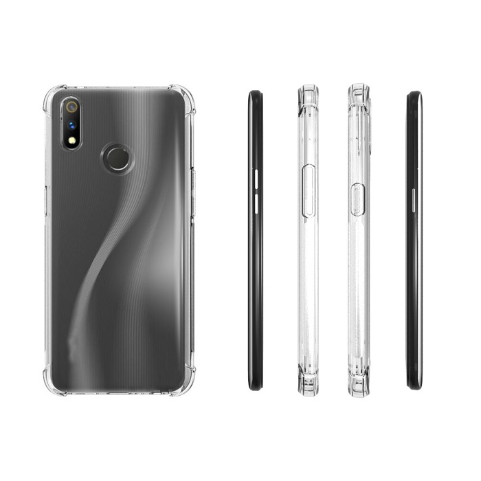 Ốp lưng dẻo trong chống sốc dành cho Realme 3 Pro