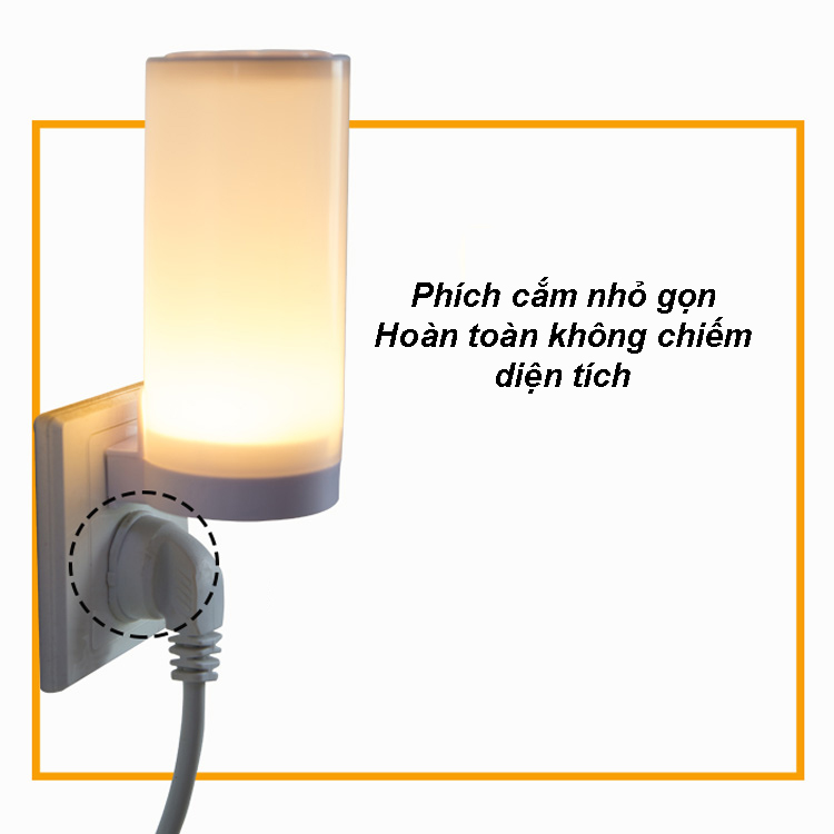 Đèn ngủ Led thông minh bảo vệ mắt, tiết kiệm năng lượng với chức năng hẹn giờ điều khiển 3 chế độ, 10 cấp độ sáng