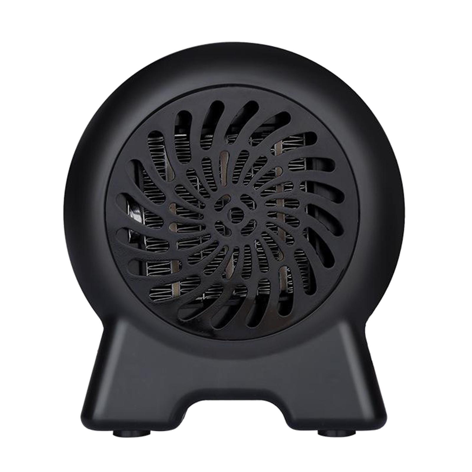 Electric Fan Space Heater Portable Winter Warm Home Office Desk 500W