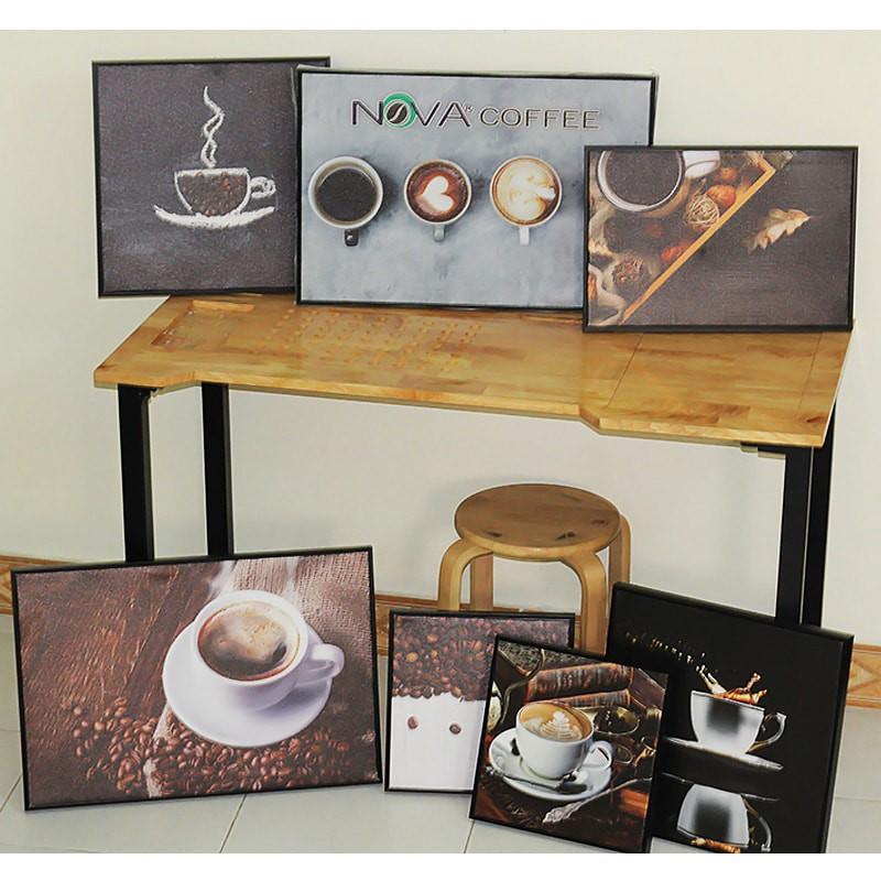 Bộ 5 tranh cho quán cà phê “Hạt cà phê thiên nhiên” | Tranh cây cafe W4231