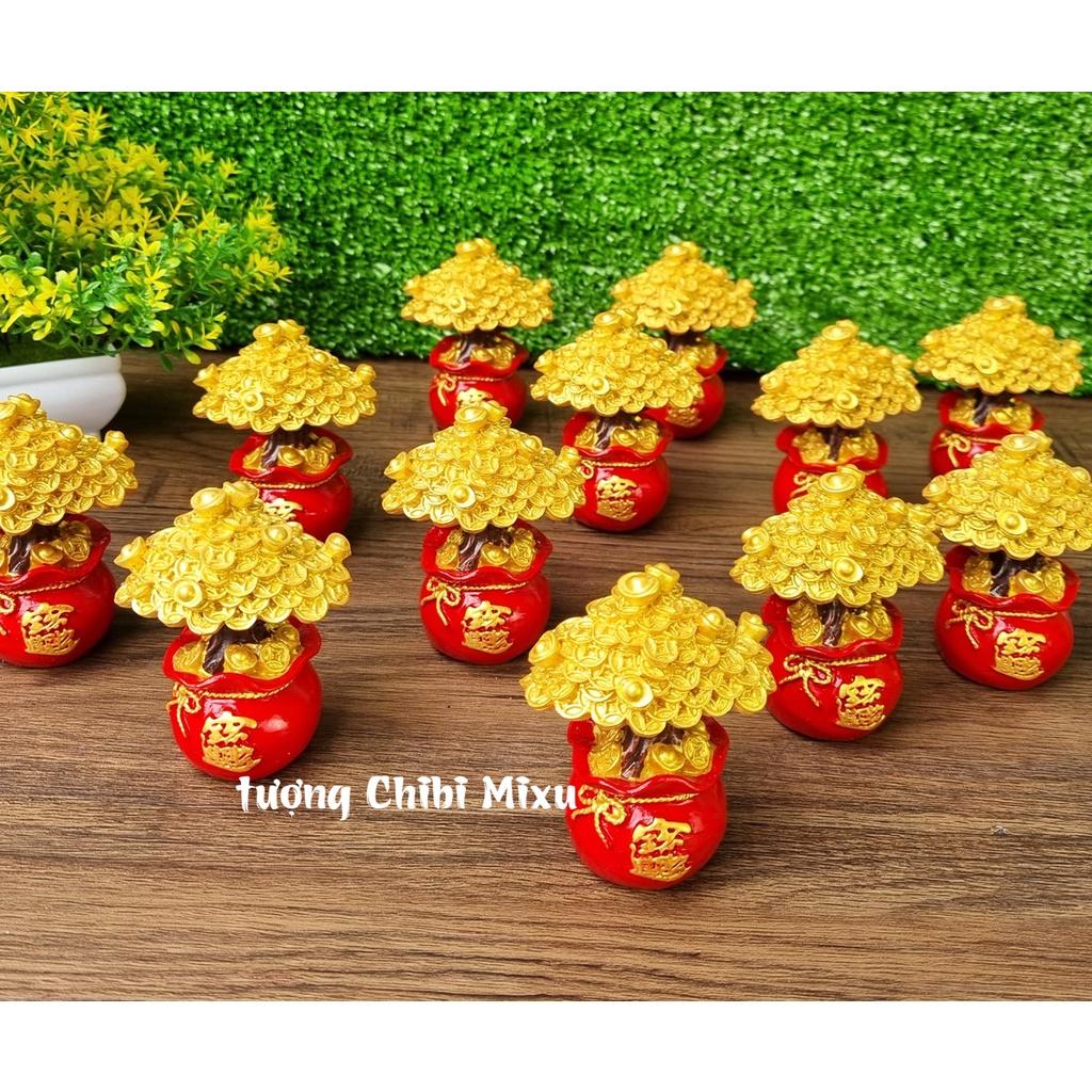 Chậu cây kim tiền size 8cm may mắn tài lộc
