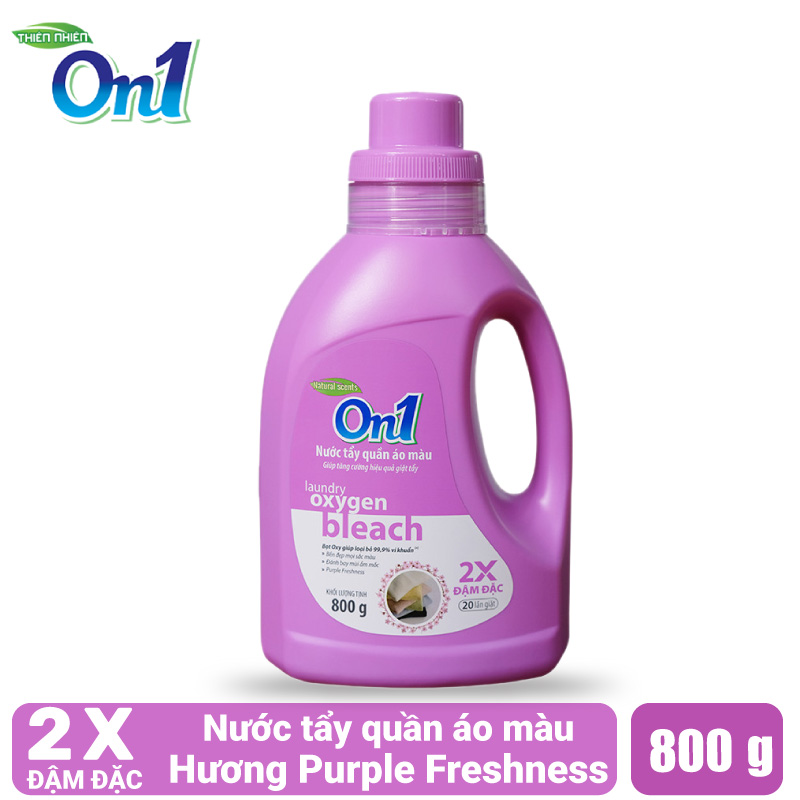 Nước tẩy quần áo màu On1 hương Purple Freshness 800g N7501