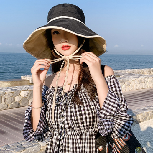 Mũ rộng vành chống nắng chống uv đội 2 mặt thời trang