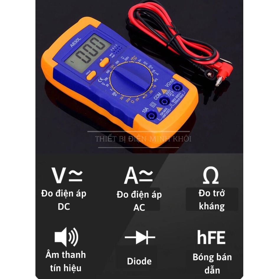 Đồng hồ vạn năng kỹ thuật số Digitel Multimeter A830L, đồng hồ điện tử,máy đo vạn năng, đo điện